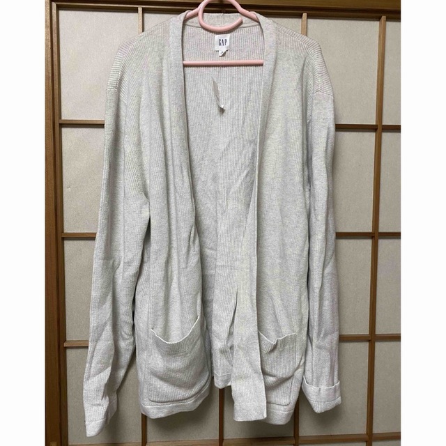 メンズ　ギャップ　GAP  長袖　ロング　カーディガン　新品　XL 綿100