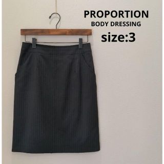 プロポーションボディドレッシング(PROPORTION BODY DRESSING)のプロポーションボディドレッシング ストライプ ビジネス スーツ スカート 3(ひざ丈スカート)