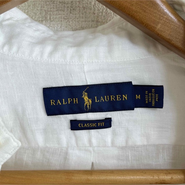 POLO RALPH LAUREN(ポロラルフローレン)のPolo Ralph Lauren リネンシャツ M ポロ ラルフローレン 麻 メンズのトップス(シャツ)の商品写真