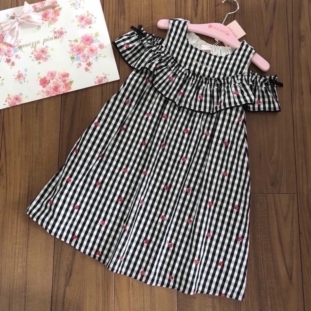 キッズ服女の子用(90cm~)mezzo piano ワンピース　120