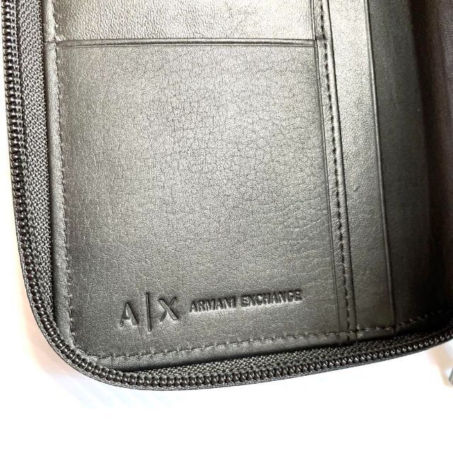 ARMANI EXCHANGE - 未使用アルマーニエクスチェンジ レザーラウンド長