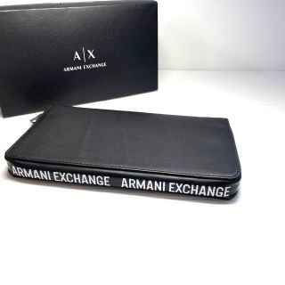 アルマーニエクスチェンジ(ARMANI EXCHANGE)の未使用アルマーニエクスチェンジ　レザーラウンド長財布(長財布)