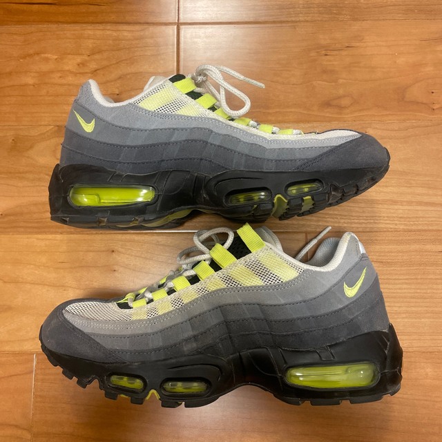 554970-174品名24.5cm nike air max 95 og イエローグラデ