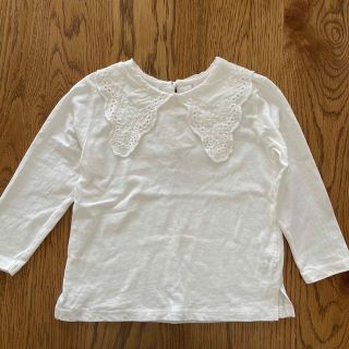 ザラ(ZARA)のzara カットソー レース襟(Tシャツ/カットソー)