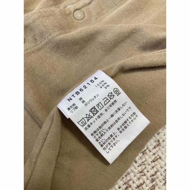 THE NORTH FACE(ザノースフェイス)のノースフェイス　ロンパース キッズ/ベビー/マタニティのベビー服(~85cm)(ロンパース)の商品写真