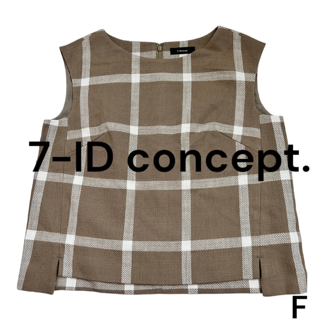 7-Idconcept(セブンアイディコンセプト)の【7IDconcept】トップス/ノースリーブ レディースのトップス(カットソー(半袖/袖なし))の商品写真