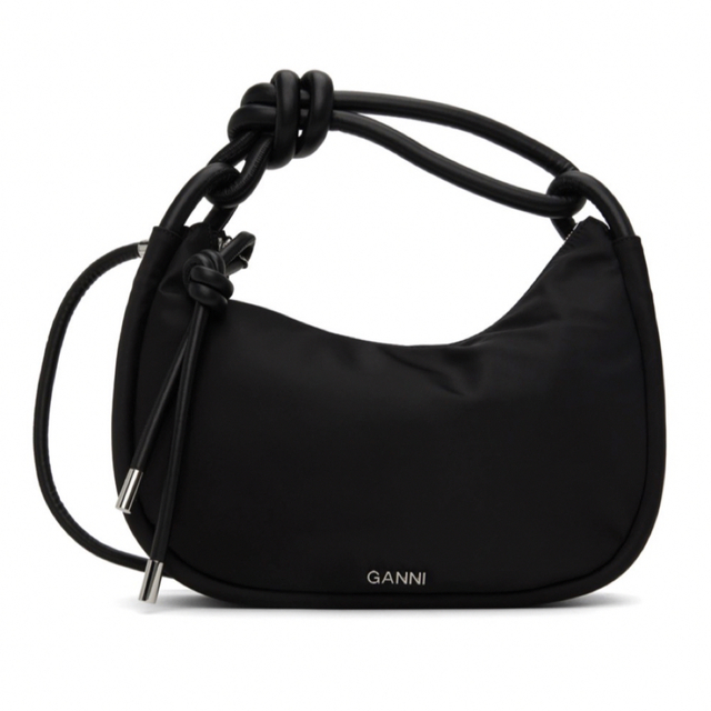 GANNI knot bag black ガニー　ノットバック