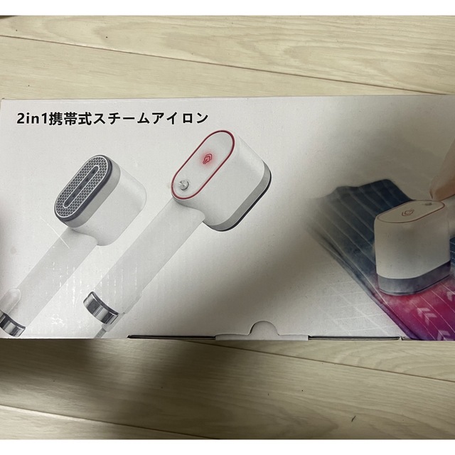 スチームアイロン　小型　ワンタッチ スマホ/家電/カメラの生活家電(アイロン)の商品写真