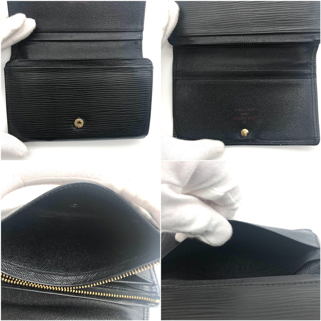 美品】ルイヴィトン エピ ポルトモネ ビエ トレゾール 二つ折り 美品】ルイヴィトン エピ ポルトモネ ビエ トレゾール 二つ折り
