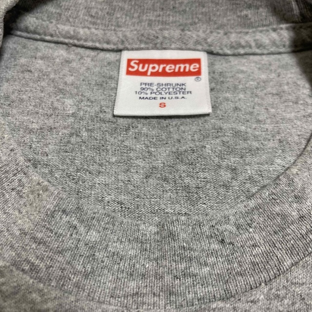 Supreme(シュプリーム)のSupreme Shop Tee Heather Grey シュプリーム 灰 S メンズのトップス(Tシャツ/カットソー(半袖/袖なし))の商品写真