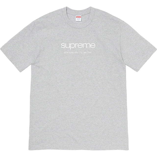 Supreme(シュプリーム)のSupreme Shop Tee Heather Grey シュプリーム 灰 S メンズのトップス(Tシャツ/カットソー(半袖/袖なし))の商品写真