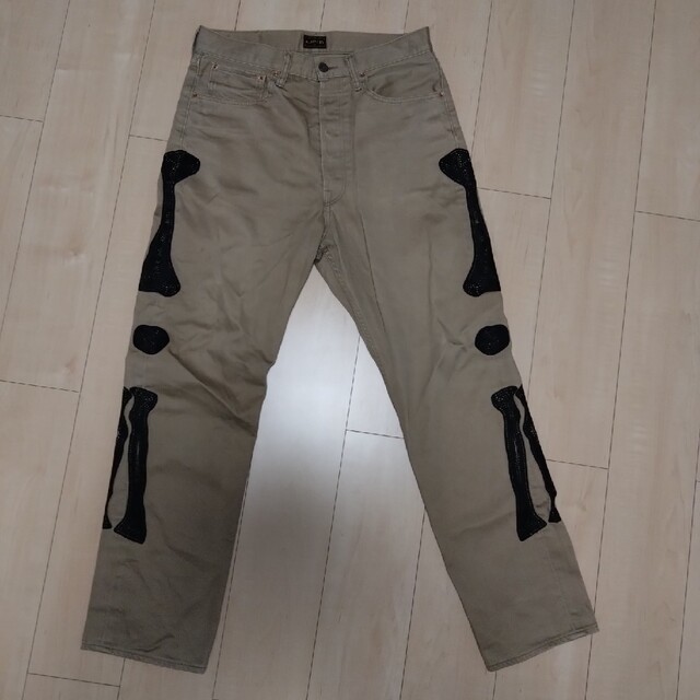 確実正規品 kapital メキシカンタキシード ボーンパンツ-