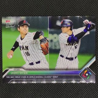 WBC 大谷翔平 二刀流カード Topps now(シングルカード)