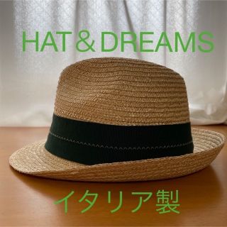 ハッツアンドドリームス(HATS & DREAMS)のHAT＆DREAMS中折れハット(麦わら帽子/ストローハット)