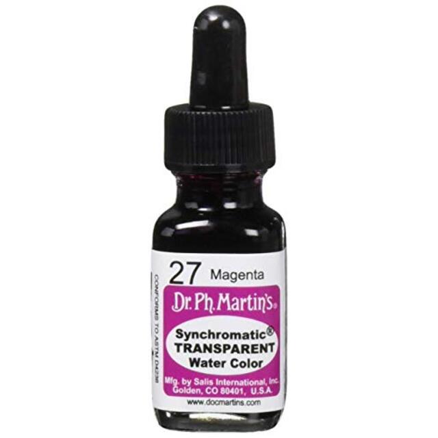 Dr. Ph. Martin's Synchromatic Transparent Water Color 0.5 oz Magenta (27) wgteh8f