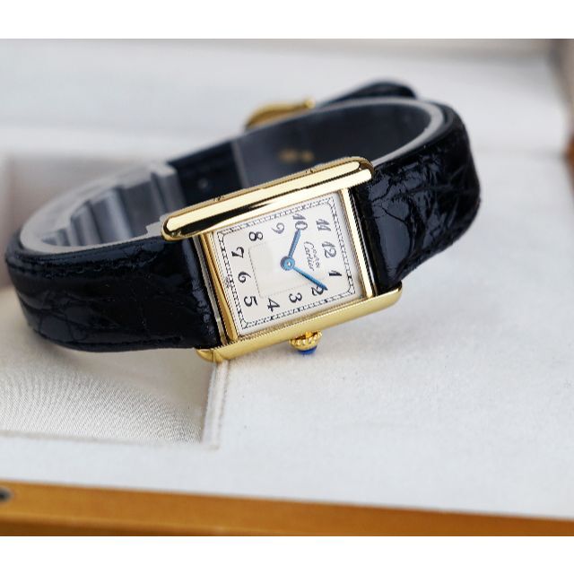 美品 カルティエ マスト タンク アラビア SM Cartier