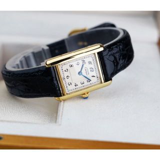 カルティエ(Cartier)の美品 カルティエ マスト タンク アラビア SM Cartier(腕時計)