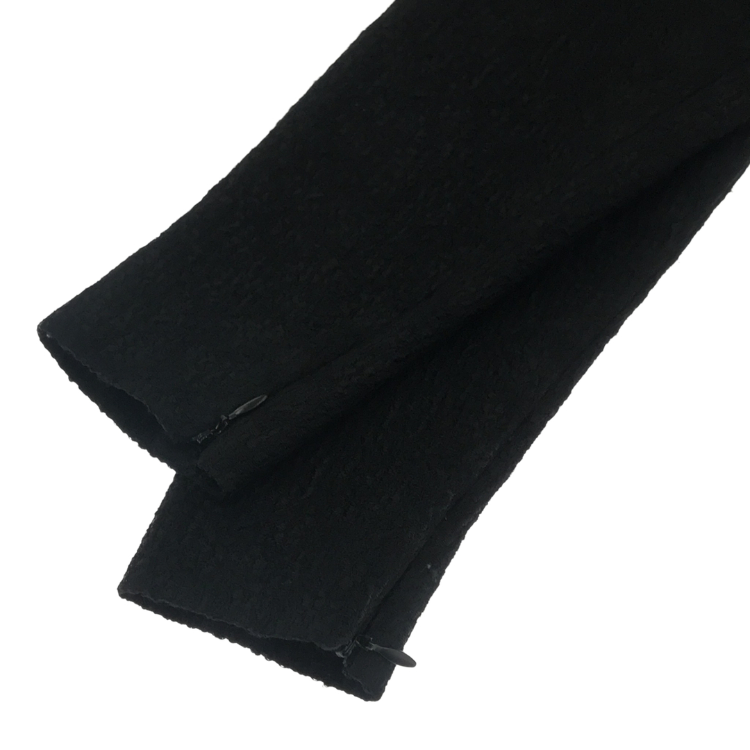Saint Laurent(サンローラン)のイヴ・サンローラン ワンピース ブラック 長袖 ひざ下丈 レディースのワンピース(ひざ丈ワンピース)の商品写真