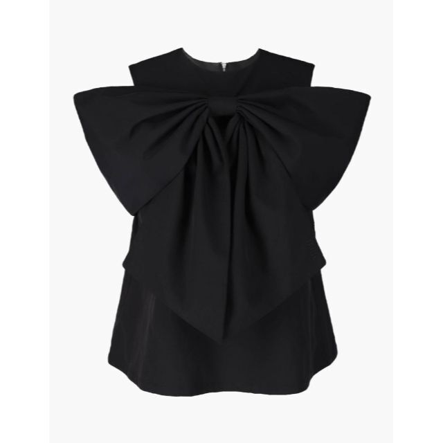 即日発送 新品 完売品 Bibiy. ANNE RIBBON BLOUSE 黒 - シャツ