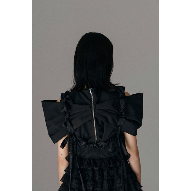 即日発送 新品 完売品 Bibiy. ANNE RIBBON BLOUSE 黒 - シャツ