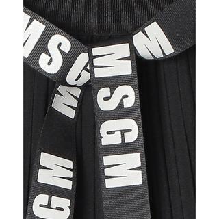 MSGM - 新品 MSGM 12A ロングスカート ブラック プリーツの通販 by