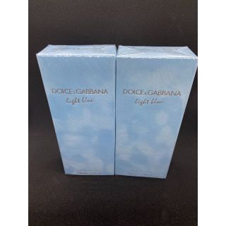 ドルチェアンドガッバーナ(DOLCE&GABBANA)の【未開封】ドルチェ＆ガッバーナ ライトブルーSP100ml ２本(ユニセックス)