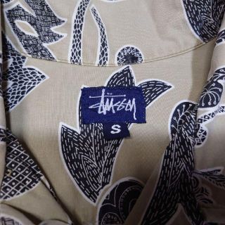 STUSSY - USA製 90s STUSSY アロハシャツ 古着 ステューシー オープン