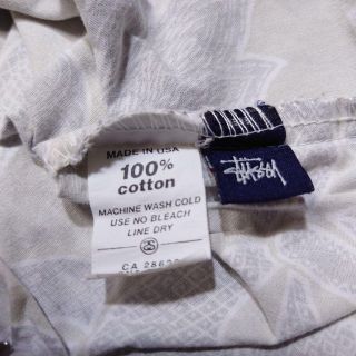 STUSSY - USA製 90s STUSSY アロハシャツ 古着 ステューシー オープン
