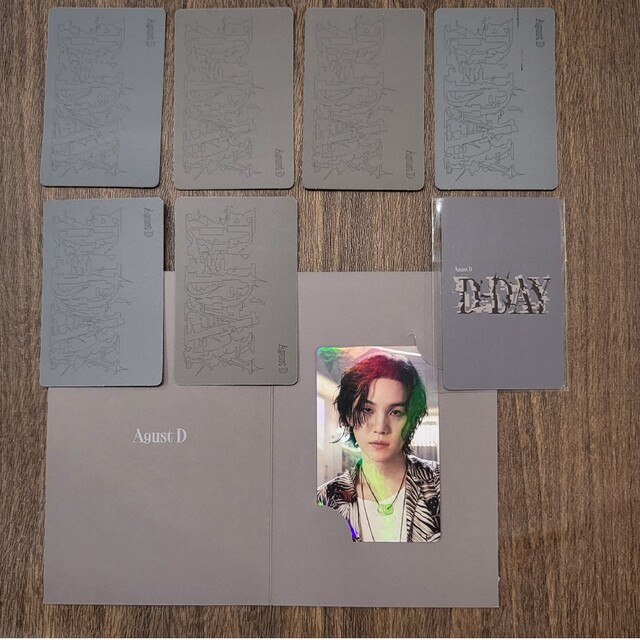 BTS ユンギ SUGA AgustD D-DAY トレカ フォトカード BTS ユンギ SUGA AgustD D-DAY トレカ フォトカード