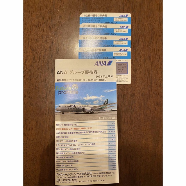 ANA(全日本空輸)(エーエヌエー(ゼンニッポンクウユ))のANA（全日本空輸） チケットの優待券/割引券(その他)の商品写真