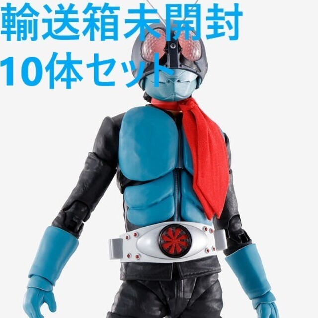 BANDAI(バンダイ)の10体セット S.H.Figuarts 真骨彫製法 仮面ライダー旧1号 ソフビ エンタメ/ホビーのフィギュア(特撮)の商品写真