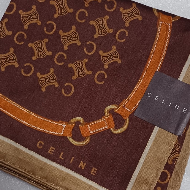 celine(セリーヌ)の値下げ📌セリーヌ☆大判ハンカチ レディースのファッション小物(ハンカチ)の商品写真