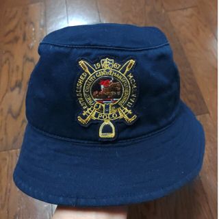 ポロラルフローレン(POLO RALPH LAUREN)のPOLO RALPH LAUREN　ハット　バスケットハット　キャップ　ネイビー(ハット)