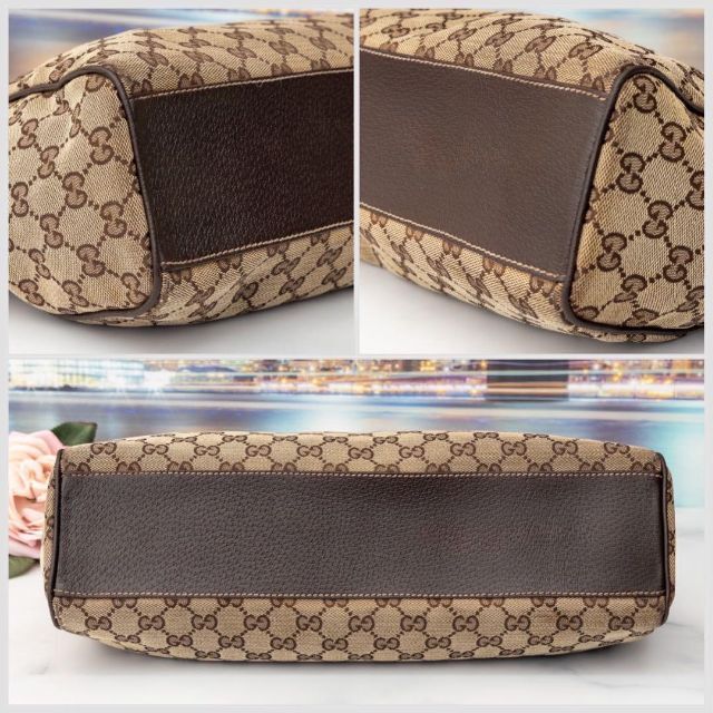 Gucci(グッチ)の綺麗✨ GUCCI グッチ トートバッグ GGキャンバス ベージュ レディースのバッグ(トートバッグ)の商品写真