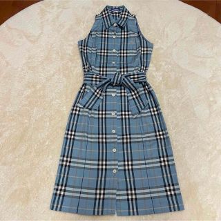 バーバリーブルーレーベル(BURBERRY BLUE LABEL)の美品ワンピース　バーバリーブルーレーベル(ひざ丈ワンピース)