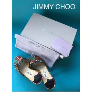 ジミーチュウ(JIMMY CHOO)のJIMMY CHOO ジミーチュウ　ミュール　サンダル　23cm(36)(ミュール)