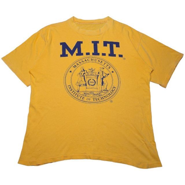 MIT 　ビッグプリント　カレッジTシャツ　　マサチューセッツ工科大学