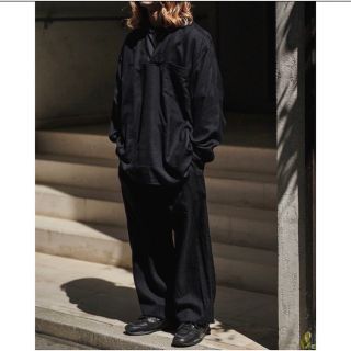 COMOLI - COMOLI 22ss シルクネルドローストリングパンツ 3の