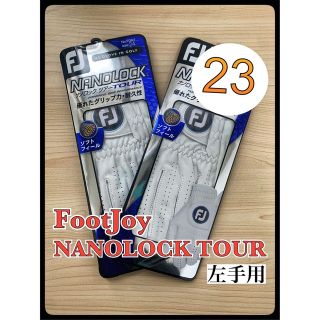 フットジョイ(FootJoy)の【2枚】23cm フットジョイ　ナノロックツアー ゴルフ グローブ　手袋(その他)