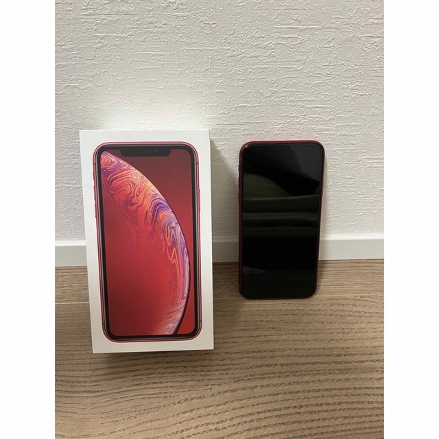 iPhone XR 128GB （PRODUCT）RED  SIMロック解除箱あり