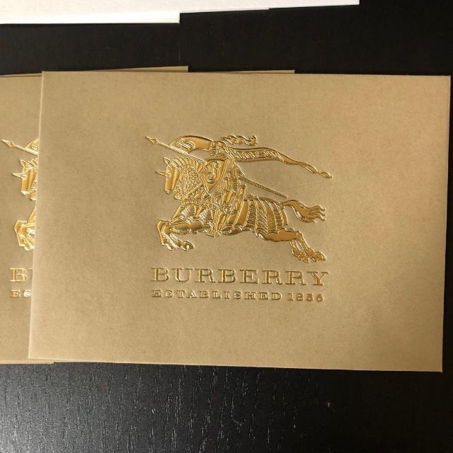 BURBERRY(バーバリー)のバーバリー カード 封筒 セット １５組 ショッパー メッセージカード レディースのバッグ(その他)の商品写真