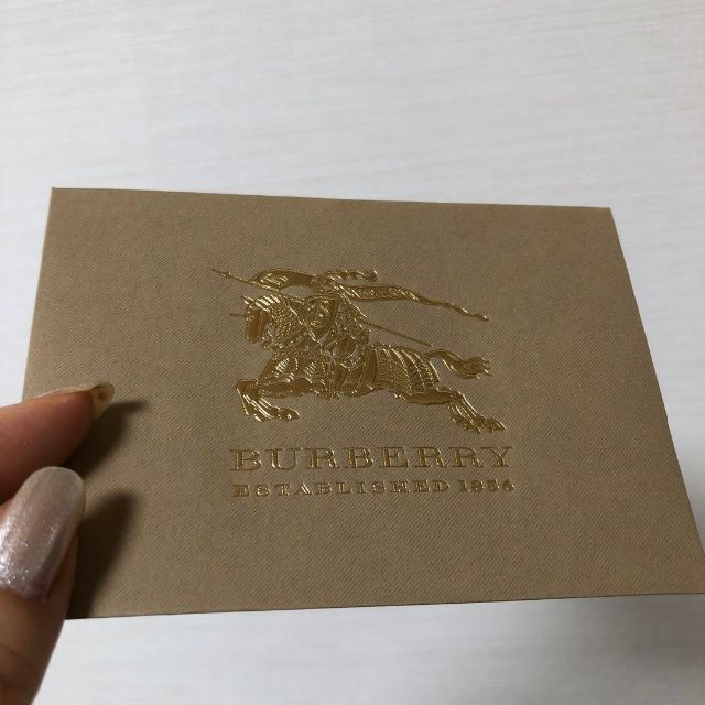 BURBERRY(バーバリー)のバーバリー カード 封筒 セット １５組 ショッパー メッセージカード レディースのバッグ(その他)の商品写真