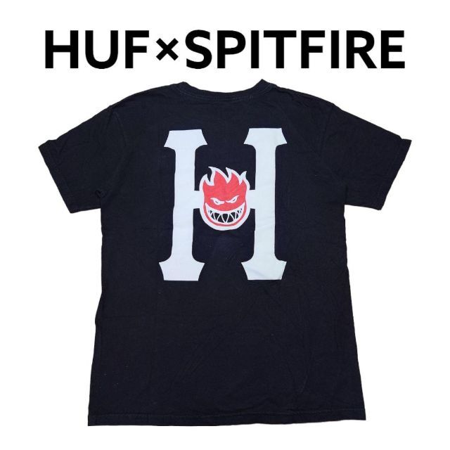 ハフ×スピットファイヤ ビッグプリントTシャツ HUF SPITFIRE-eastgate.mk