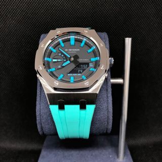 ジーショック(G-SHOCK)のGA-2100本体付き ラバーベルトセット カシオーク カスタム Gショック(腕時計(アナログ))