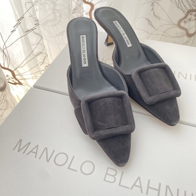 新品 MANOLO BLAHNIK マノロブラニク maysale ミュール