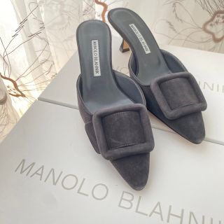 MANOLO BLAHNIK - ラスト１【新品】マノロブラニク ビジュー ハンギシ 