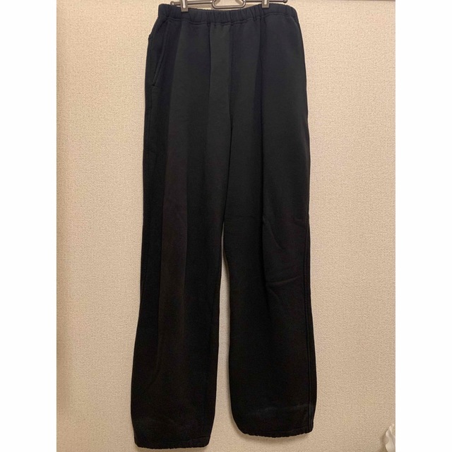 COMOLI 22aw コットン吊裏毛パンツ fade black | hartwellspremium.com