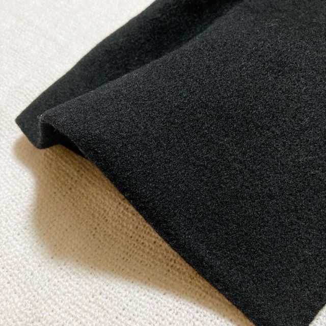 【極美品♡】　アメリカンラグシー　高級素材使用　袖裏デザインロングコート　黒