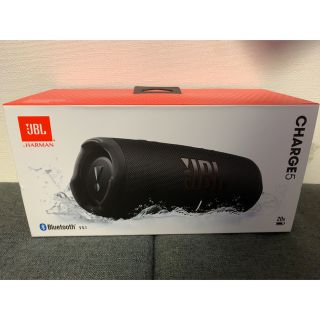 ハーマンミラー(Herman Miller)の【新品未開封】JBL CHARGE 5 ブラック 防水スピーカー(スピーカー)