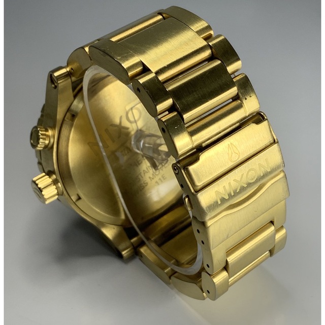 NIXON(ニクソン)の【新品電池】NIXON ニクソン ゴールド 51-30 クオーツ 腕時計 メンズの時計(腕時計(アナログ))の商品写真